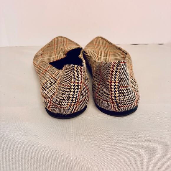 Steve Madden Feather Black Plaid Pointed Toe Flats Loafer Shoes Women US 6M - Picture 9 of 10